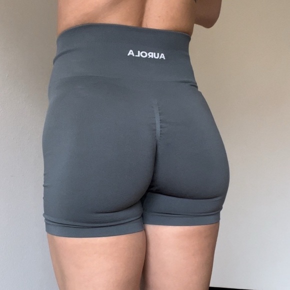 Aurola biker shorts  S GRAY - Picture 1 of 4